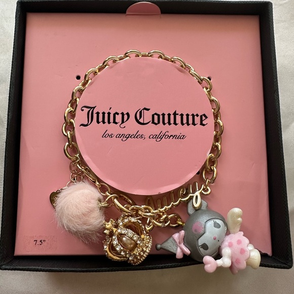 Juicy Couture Jewelry - Juicy Couture Gold Bracelet with Charms